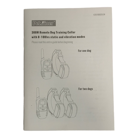 Petrainer PET998DRB  Dog Training Collar Rechargeable and Rainproof 330 yd - Picture 3 of 3